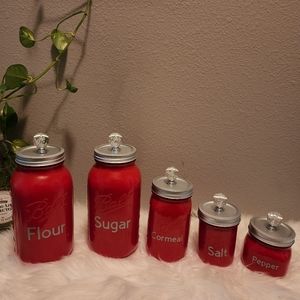 New Kitchen Mason Jar Decor